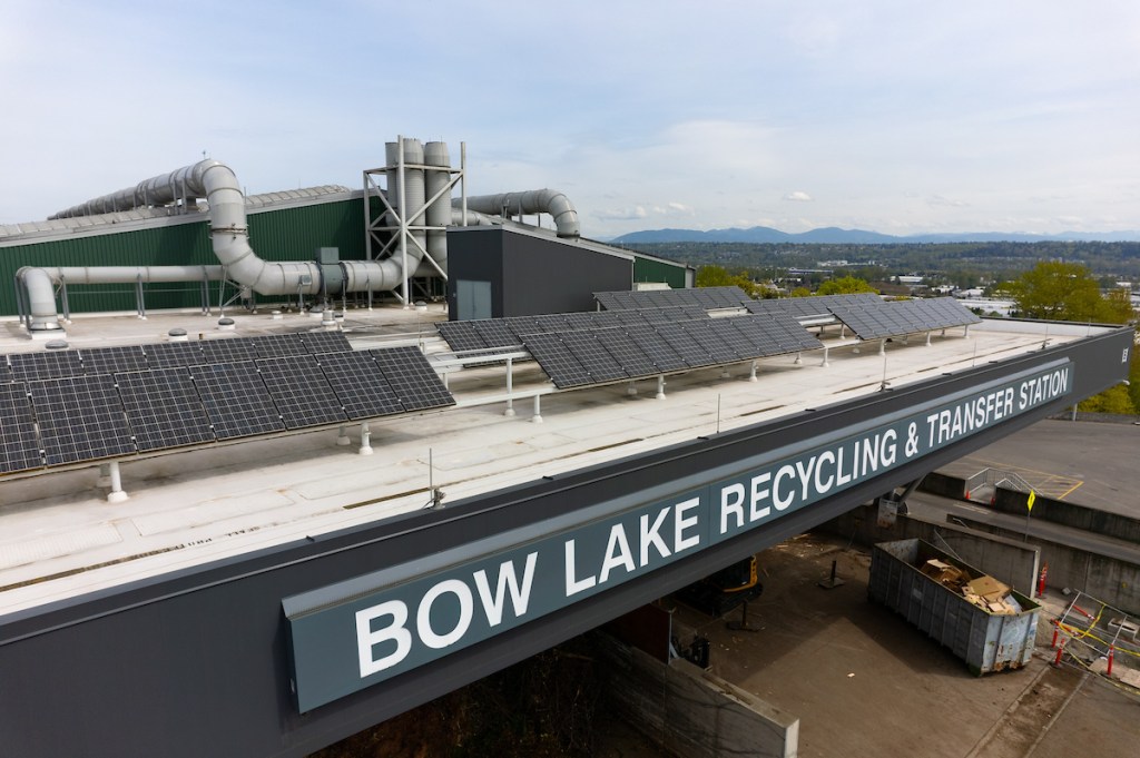 Rooftop solar array
