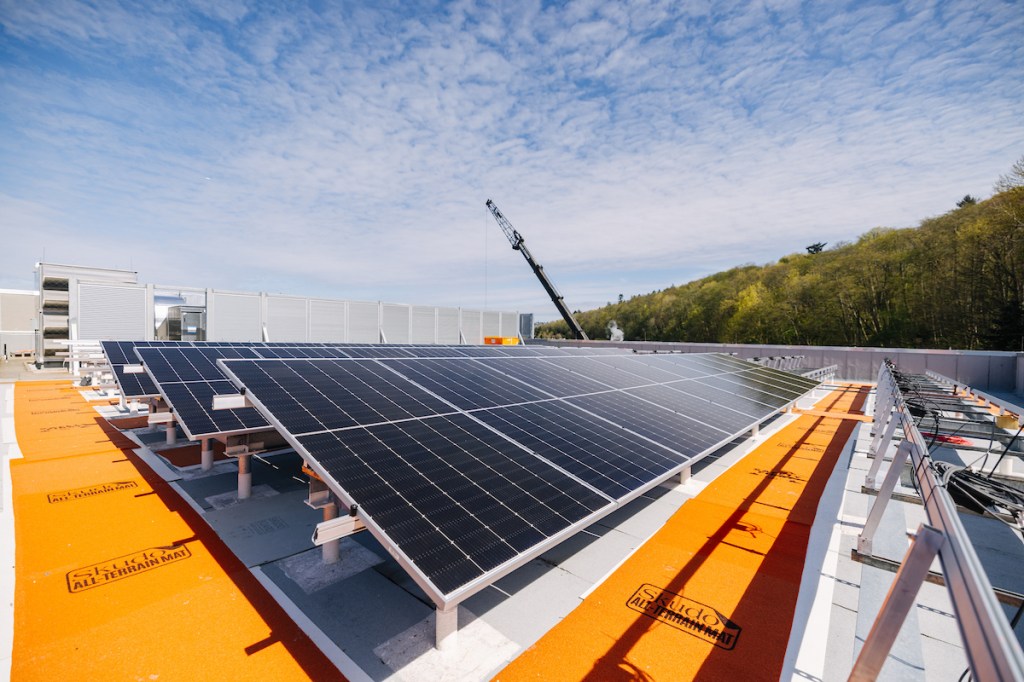 Rooftop solar array